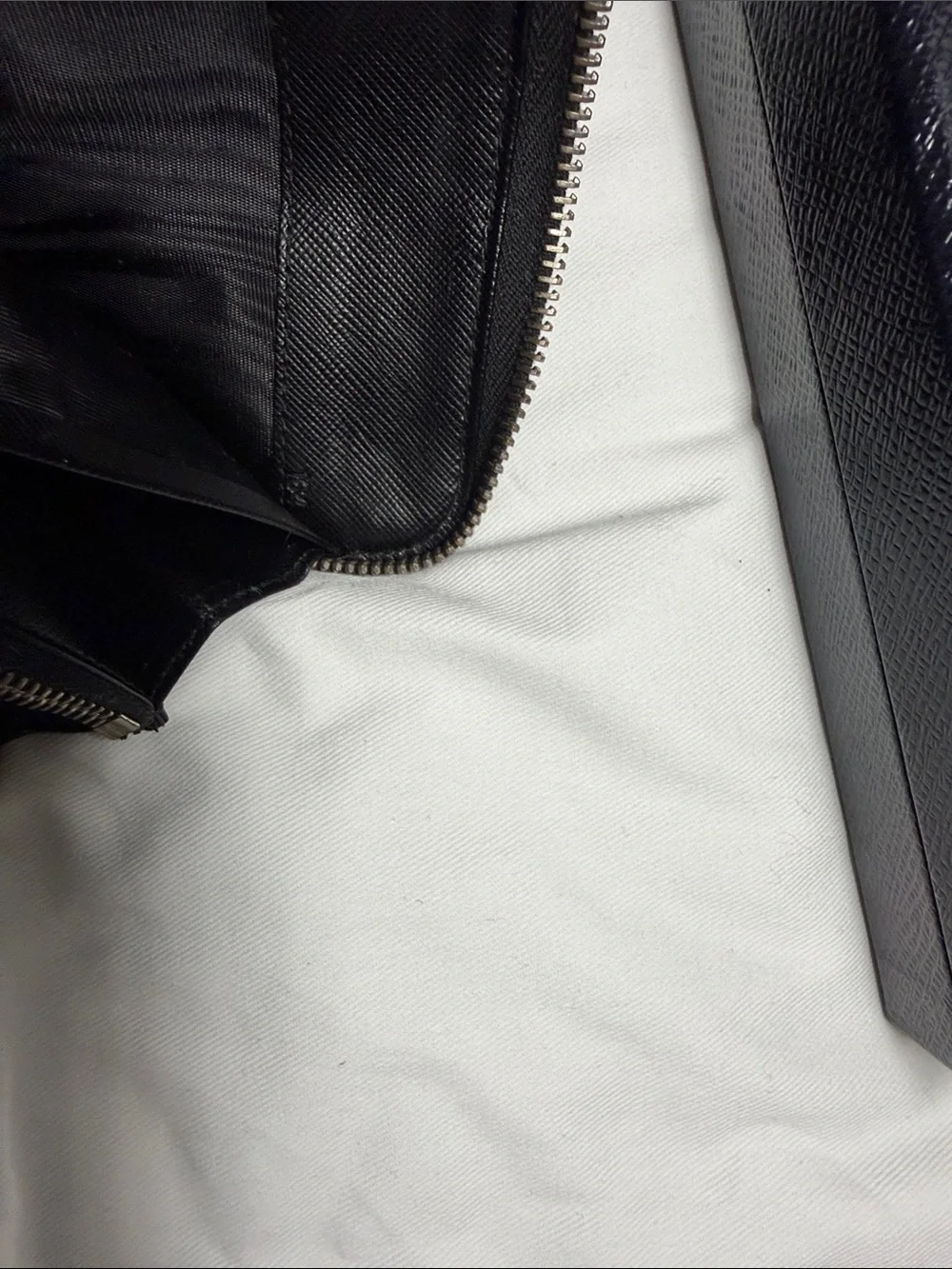 Prada saffiano leather long wallet